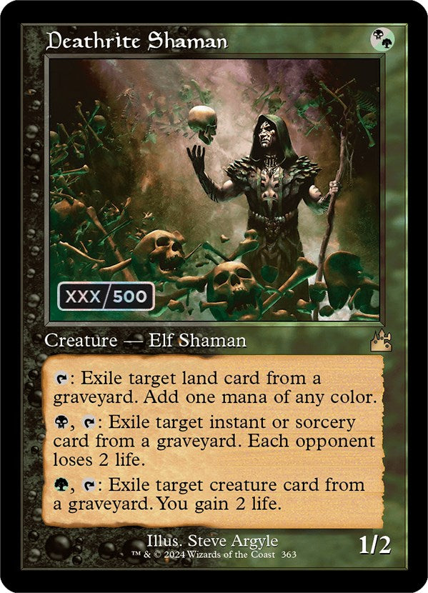 Deathrite Shaman (Retro) (Serialized) [Ravnica Remastered] | Exor Games New Glasgow