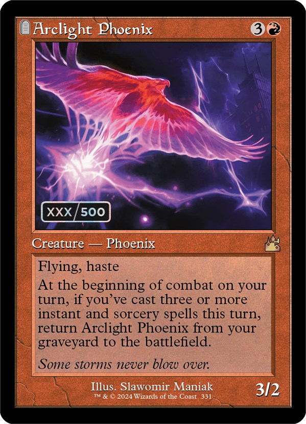 Arclight Phoenix (Retro) (Serialized) [Ravnica Remastered] | Exor Games New Glasgow