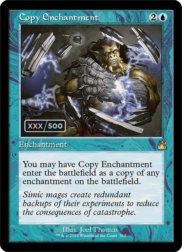 Copy Enchantment (Retro) (Serialized) [Ravnica Remastered] | Exor Games New Glasgow