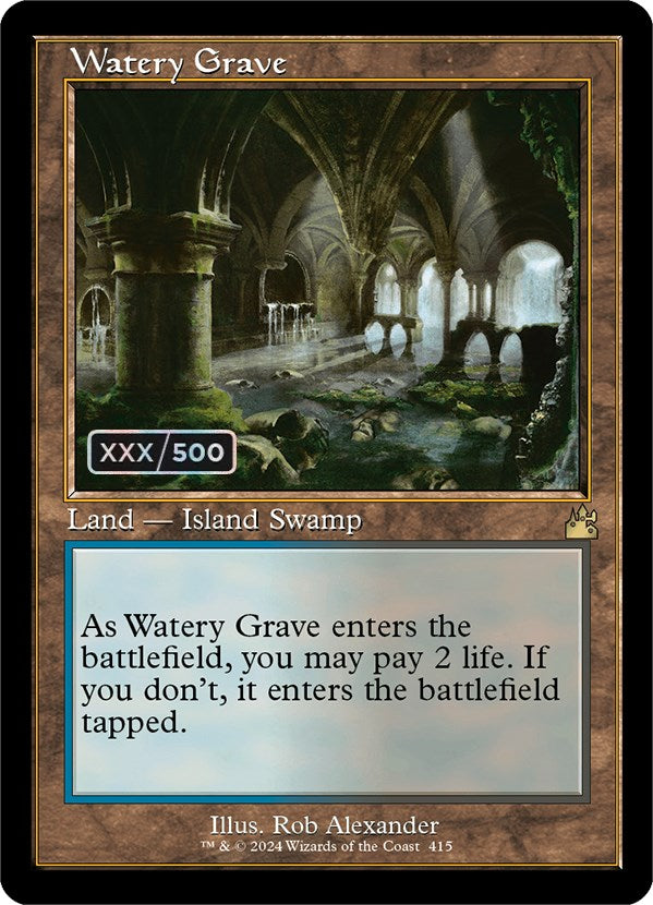 Watery Grave (Retro) (Serialized) [Ravnica Remastered] | Exor Games New Glasgow