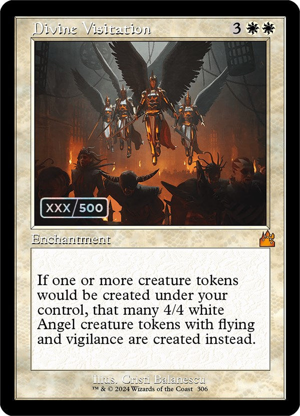 Divine Visitation (Retro) (Serialized) [Ravnica Remastered] | Exor Games New Glasgow