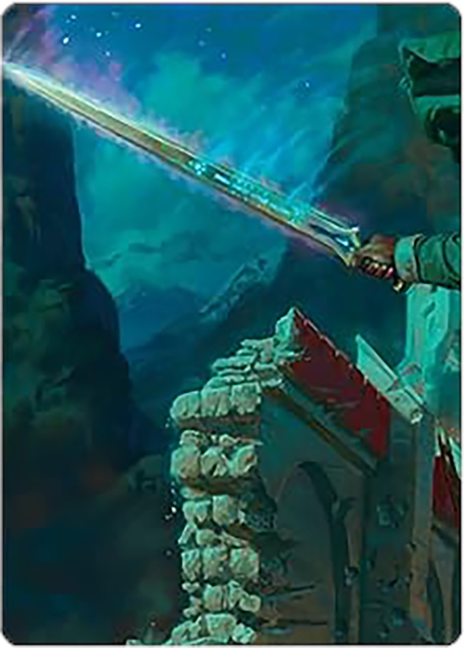 Anduril, Narsil Reforged Art Card [The Lord of the Rings: Tales of Middle-earth Art Series] | Exor Games New Glasgow