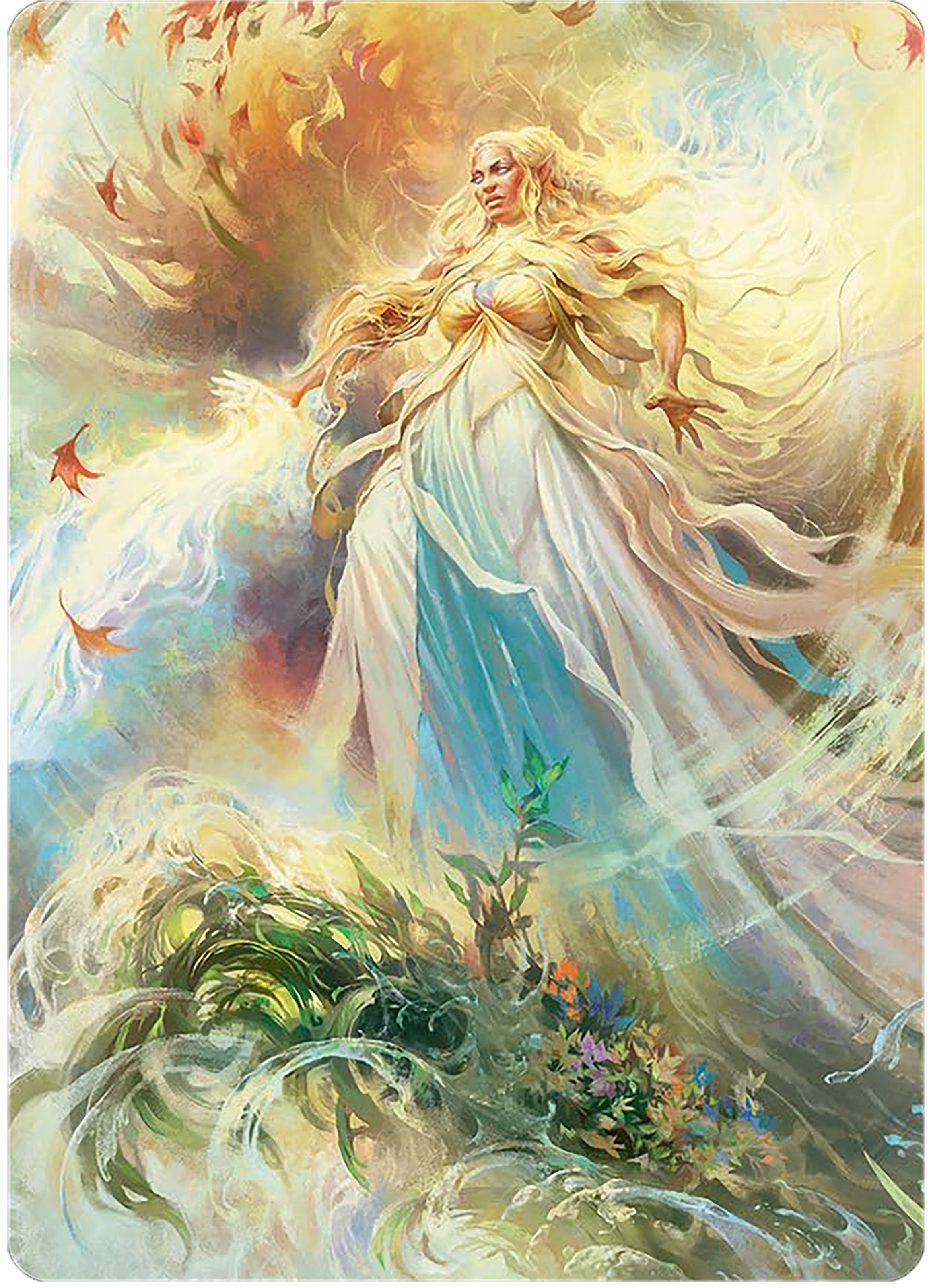 Galadriel, Light of Valinor Art Card [The Lord of the Rings: Tales of Middle-earth Art Series] | Exor Games New Glasgow