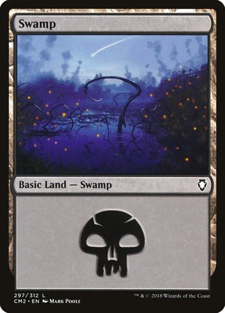 Swamp (297) [Commander Anthology Volume II] | Exor Games New Glasgow