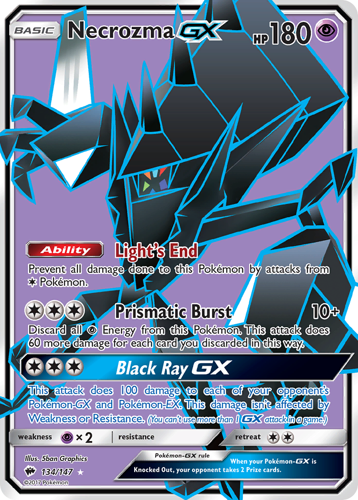 Necrozma GX (134/147) [Sun & Moon: Burning Shadows] | Exor Games New Glasgow