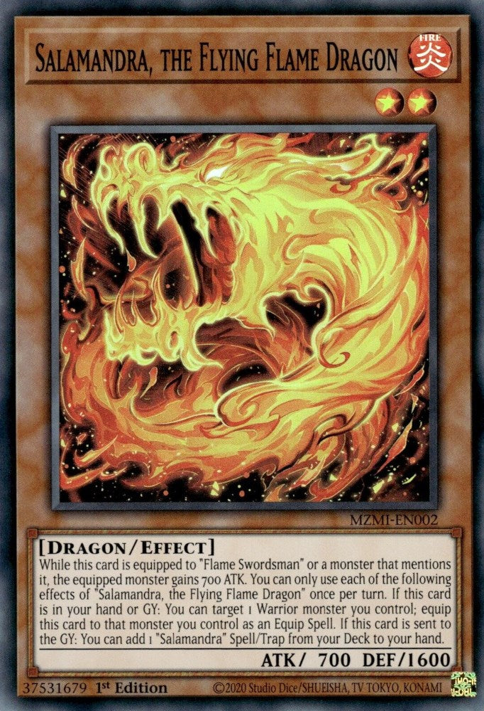 Salamandra, the Flying Flame Dragon [MZMI-EN002] Super Rare | Exor Games New Glasgow