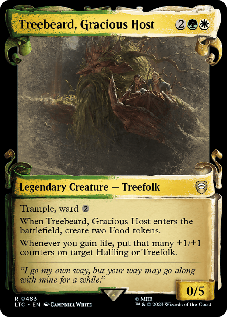 Treebeard, Gracious Host [The Lord of the Rings: Tales of Middle-Earth Commander Showcase Scrolls] | Exor Games New Glasgow