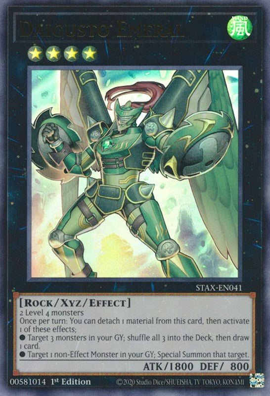 Daigusto Emeral [STAX-EN041] Ultra Rare | Exor Games New Glasgow