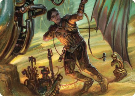 Mishra, Excavation Prodigy Art Card [The Brothers' War Art Series] | Exor Games New Glasgow