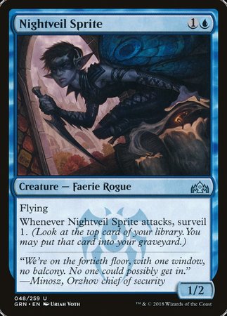 Nightveil Sprite [Guilds of Ravnica] | Exor Games New Glasgow