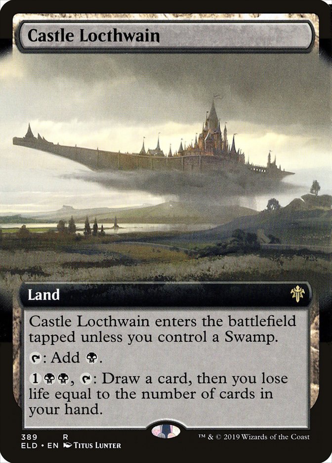 Castle Locthwain (Extended Art) [Throne of Eldraine] | Exor Games New Glasgow