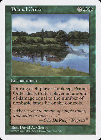 Primal Order [Fifth Edition] | Exor Games New Glasgow
