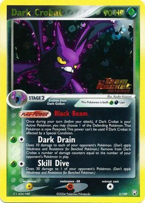 Dark Crobat (3/109) (Stamped) [EX: Team Rocket Returns] | Exor Games New Glasgow