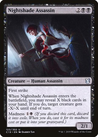 Nightshade Assassin [Commander 2019] | Exor Games New Glasgow