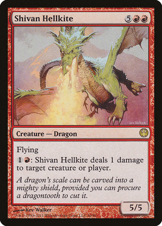 Shivan Hellkite [Duel Decks: Knights vs. Dragons] | Exor Games New Glasgow