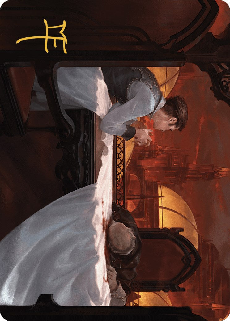 Expedited Inheritance Art Card (Gold-Stamped Signature) [Murders at Karlov Manor Art Series] | Exor Games New Glasgow