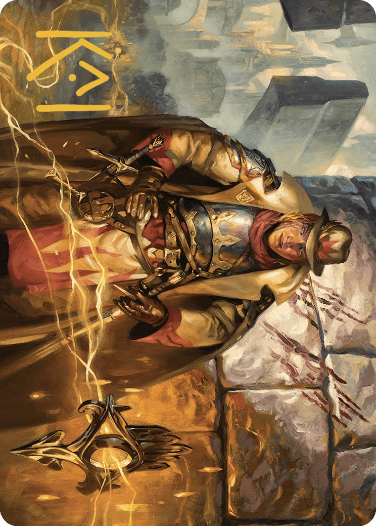 Tenth District Hero Art Card (Gold-Stamped Signature) [Murders at Karlov Manor Art Series] | Exor Games New Glasgow