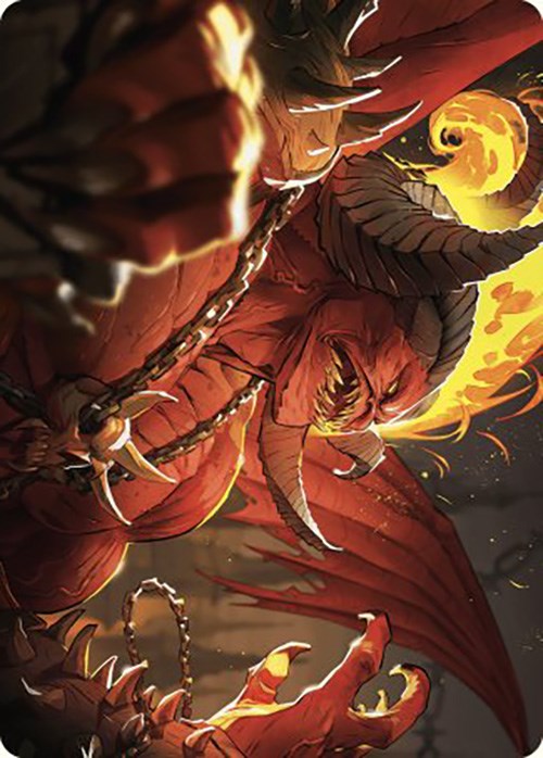 Rakdos, Patron of Chaos Art Card (45/49) [Murders at Karlov Manor Art Series] | Exor Games New Glasgow
