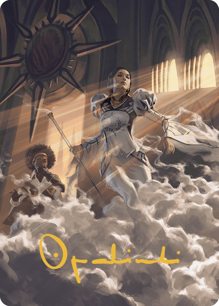 Call a Surprise Witness Art Card (Gold-Stamped Signature) [Murders at Karlov Manor Art Series] | Exor Games New Glasgow