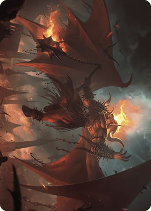 Rakdos, Patron of Chaos Art Card (22/49) [Murders at Karlov Manor Art Series] | Exor Games New Glasgow