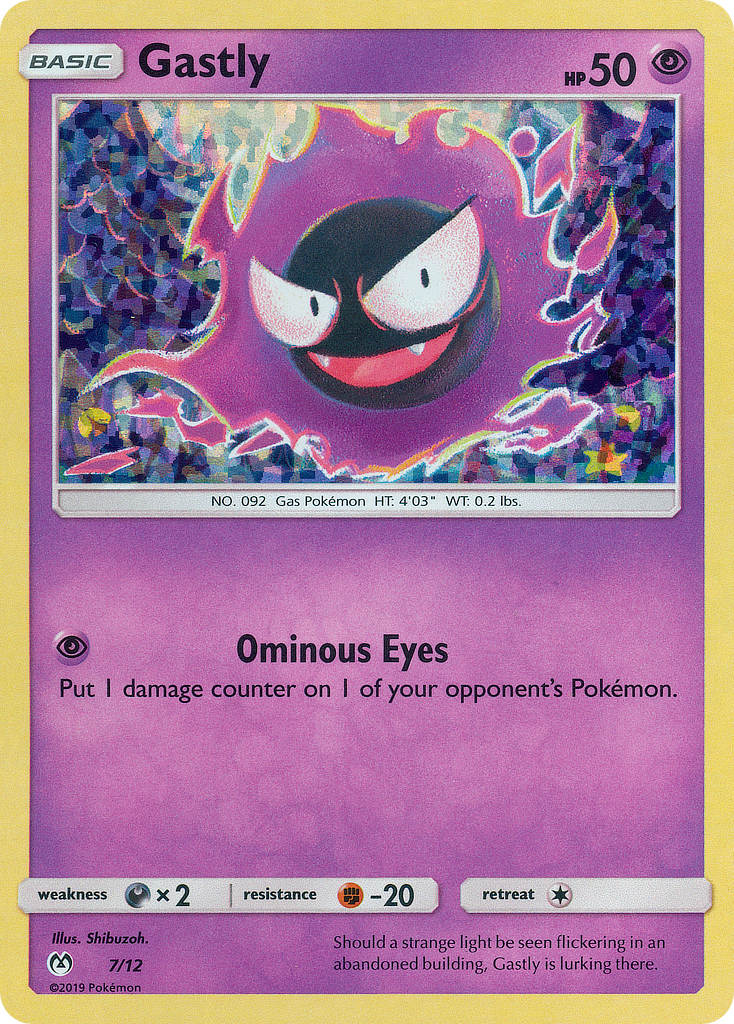 Gastly (7/12) [McDonald's Promos: 2019 Collection] | Exor Games New Glasgow