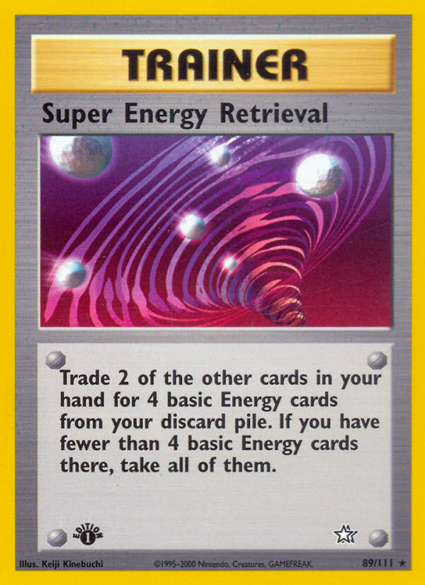 Super Energy Retrieval (89/111) [Neo Genesis 1st Edition] | Exor Games New Glasgow