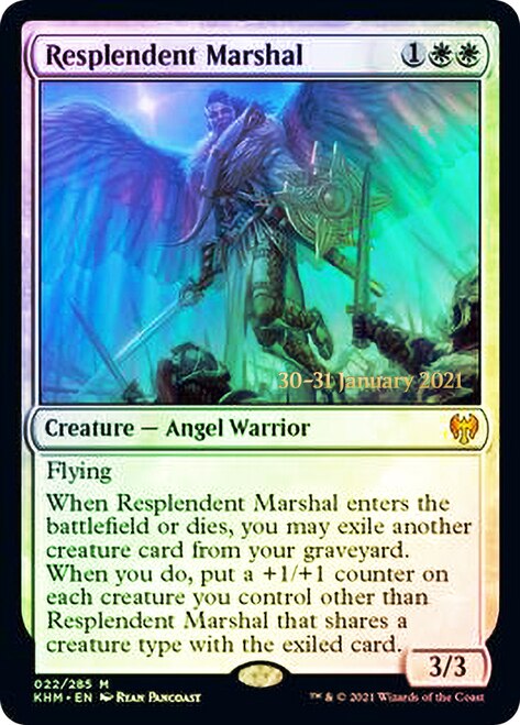 Resplendent Marshal  [Kaldheim Prerelease Promos] | Exor Games New Glasgow