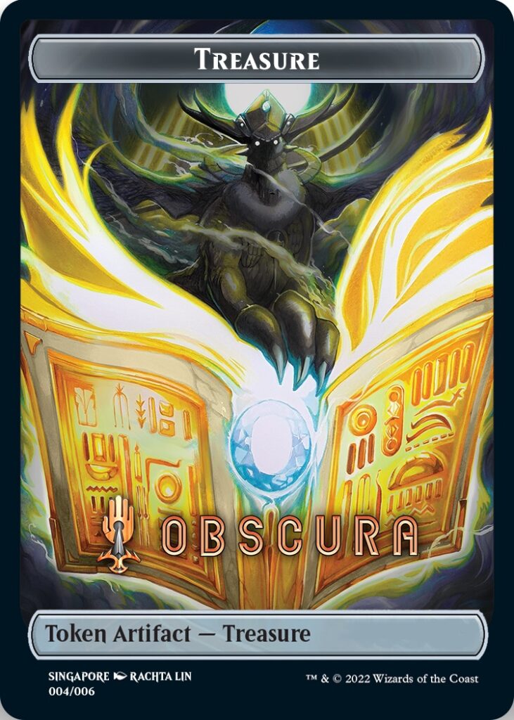 Treasure Token (Obscura) (Southeast Asia Artists) [Streets of New Capenna Tokens] | Exor Games New Glasgow