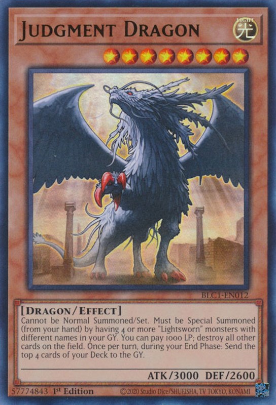 Judgment Dragon [BLC1-EN012] Ultra Rare | Exor Games New Glasgow