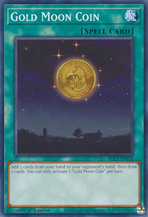 Gold Moon Coin [BLC1-EN078] Common | Exor Games New Glasgow