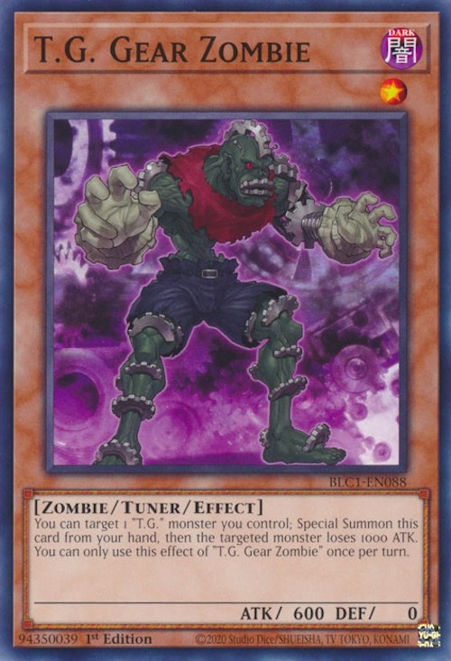 T.G. Gear Zombie [BLC1-EN088] Common | Exor Games New Glasgow