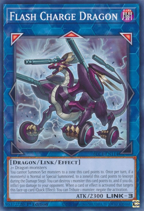 Flash Charge Dragon [BLC1-EN114] Common | Exor Games New Glasgow