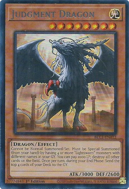 Judgment Dragon (Silver) [BLC1-EN012] Ultra Rare | Exor Games New Glasgow