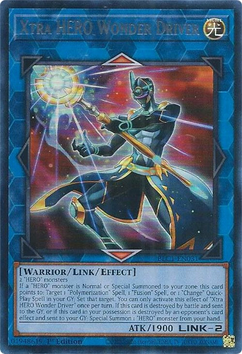 Xtra HERO Wonder Driver (Silver) [BLC1-EN031] Ultra Rare | Exor Games New Glasgow