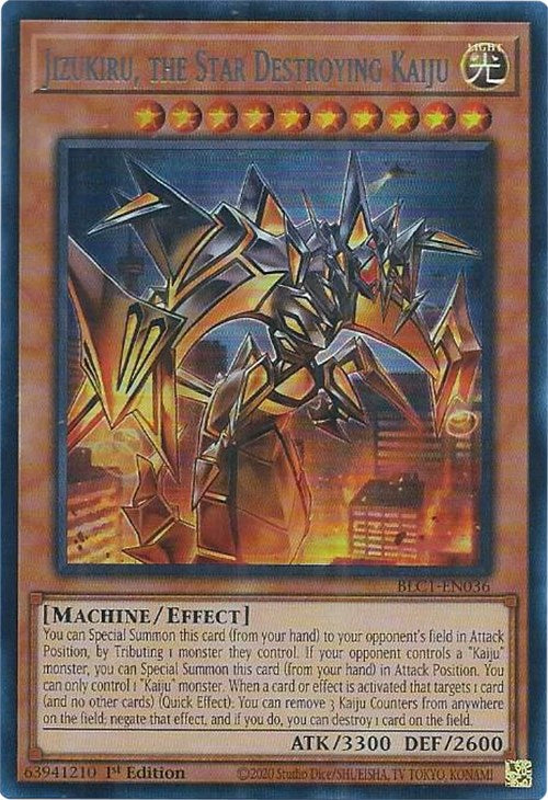 Jizukiru, the Star Destroying Kaiju (Silver) [BLC1-EN036] Ultra Rare | Exor Games New Glasgow