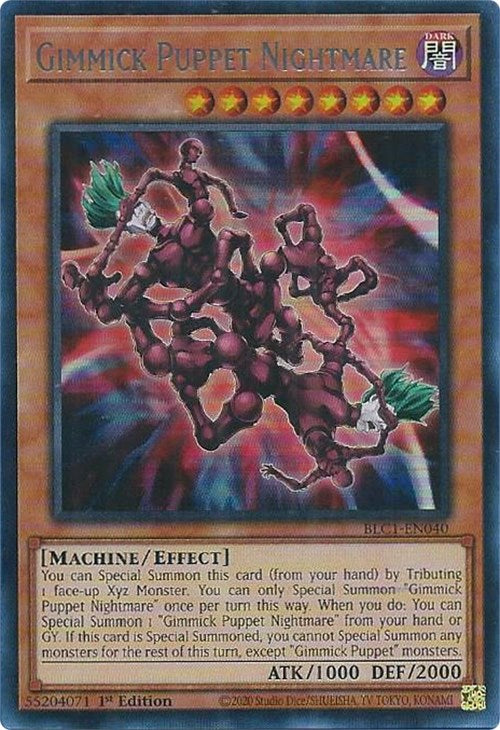 Gimmick Puppet Nightmare (Silver) [BLC1-EN040] Ultra Rare | Exor Games New Glasgow