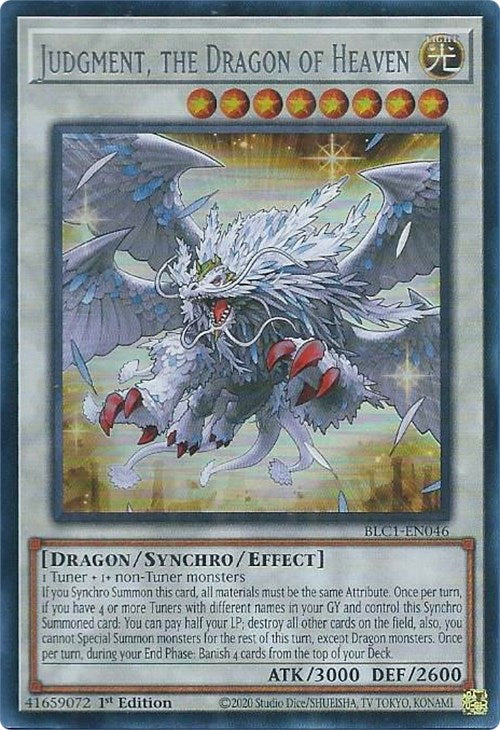 Judgment, the Dragon of Heaven (Silver) [BLC1-EN046] Ultra Rare | Exor Games New Glasgow