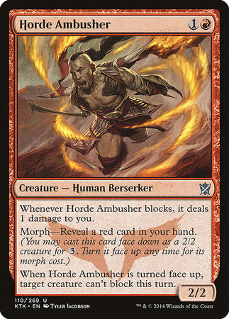 Horde Ambusher [Khans of Tarkir] | Exor Games New Glasgow