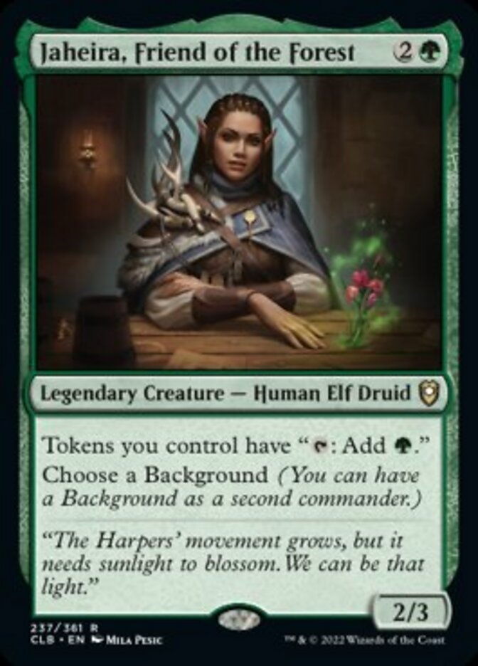 Jaheira, Friend of the Forest [Commander Legends: Battle for Baldur's Gate] | Exor Games New Glasgow