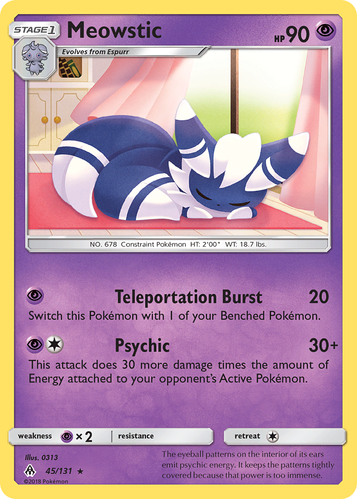 Meowstic (45/131) [Sun & Moon: Forbidden Light] | Exor Games New Glasgow