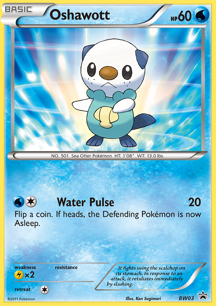 Oshawott (BW03) [Black & White: Black Star Promos] | Exor Games New Glasgow