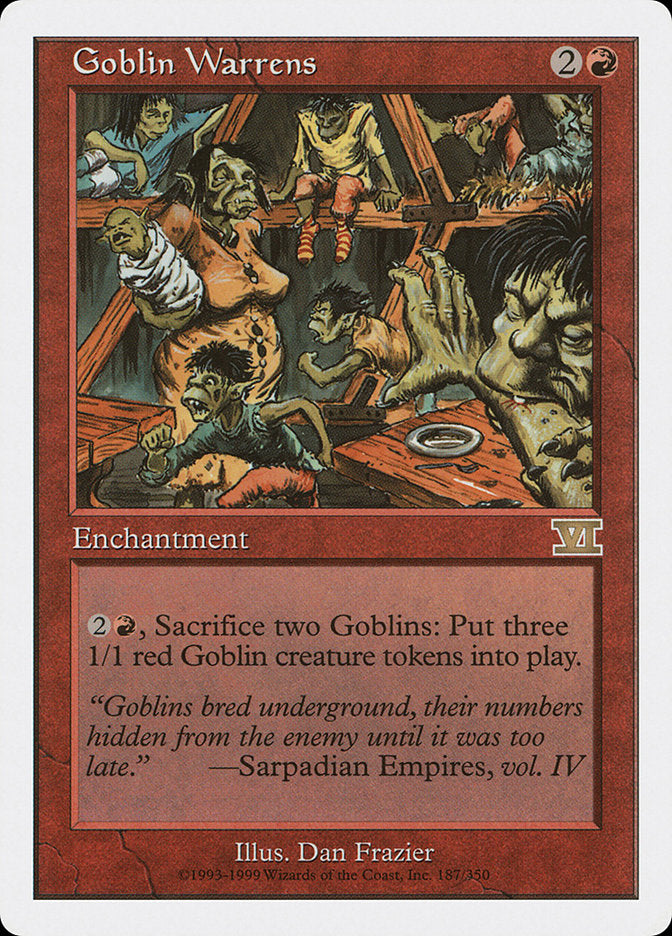 Goblin Warrens [Classic Sixth Edition] | Exor Games New Glasgow