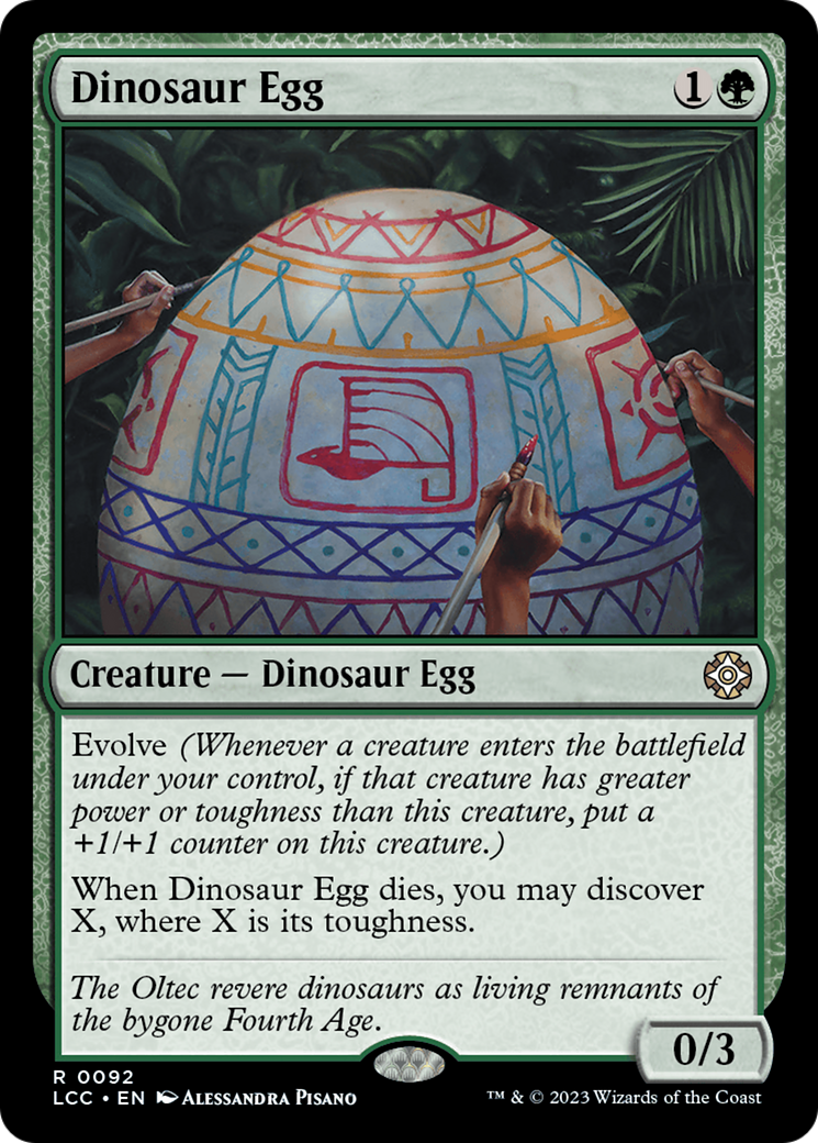 Dinosaur Egg [The Lost Caverns of Ixalan Commander] | Exor Games New Glasgow