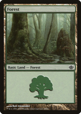 Forest (28) [Duel Decks: Garruk vs. Liliana] | Exor Games New Glasgow