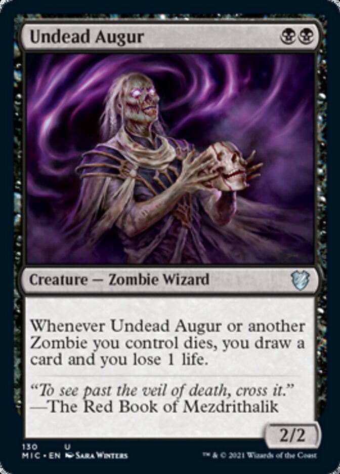 Undead Augur [Innistrad: Midnight Hunt Commander] | Exor Games New Glasgow