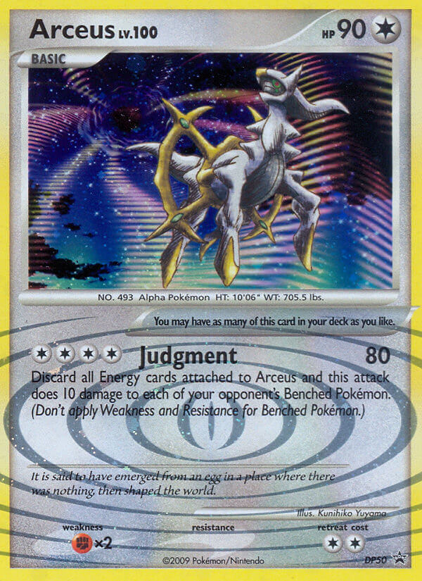 Arceus (DP50) [Diamond & Pearl: Black Star Promos] | Exor Games New Glasgow