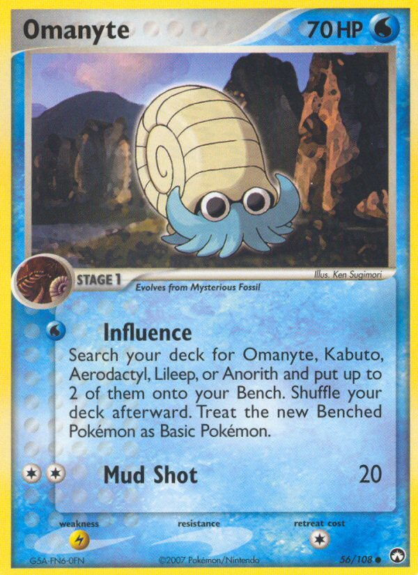 Omanyte (56/108) [EX: Power Keepers] | Exor Games New Glasgow