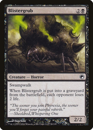 Blistergrub [Scars of Mirrodin] | Exor Games New Glasgow