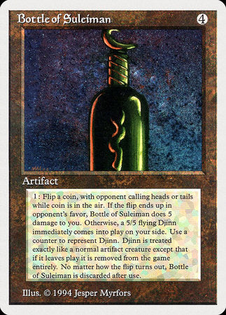 Bottle of Suleiman [Summer Magic / Edgar] | Exor Games New Glasgow