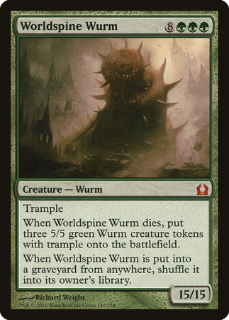 Worldspine Wurm [Return to Ravnica] | Exor Games New Glasgow